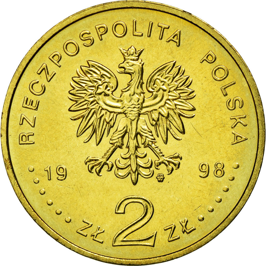 Monnaie, Pologne, Discovery of Radium and Polomium, 2 Zlote, 1998, Warsaw, TTB+