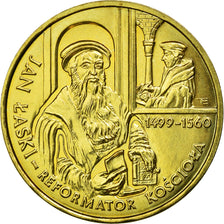 Moneda, Polonia, Laski and Erasmus, 2 Zlote, 1999, Warsaw, MBC+, Latón, KM:363