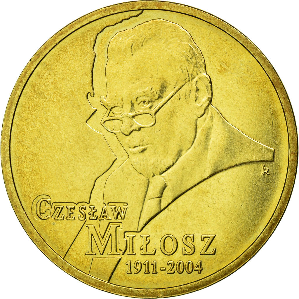 Monnaie, Pologne, Czeslaw Milosz, 2 Zlote, 2011, Warsaw, SUP, Laiton, KM:785