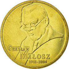 Monnaie, Pologne, Czeslaw Milosz, 2 Zlote, 2011, Warsaw, SUP, Laiton, KM:785