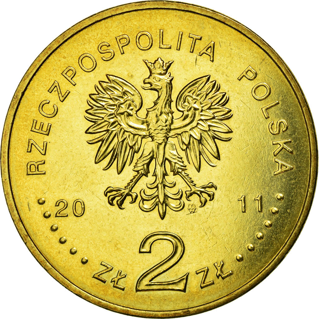 Monnaie, Pologne, Czeslaw Milosz, 2 Zlote, 2011, Warsaw, SUP, Laiton, KM:785