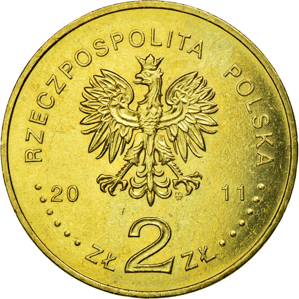 Moeda, Polónia, Jeremi Przybora and Jerzy Wasowski, 2 Zlote, 2011, Warsaw