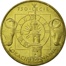 Monnaie, Pologne, City of Poznan (Posen), 2 Zlote, 2003, Warsaw, TTB, Laiton