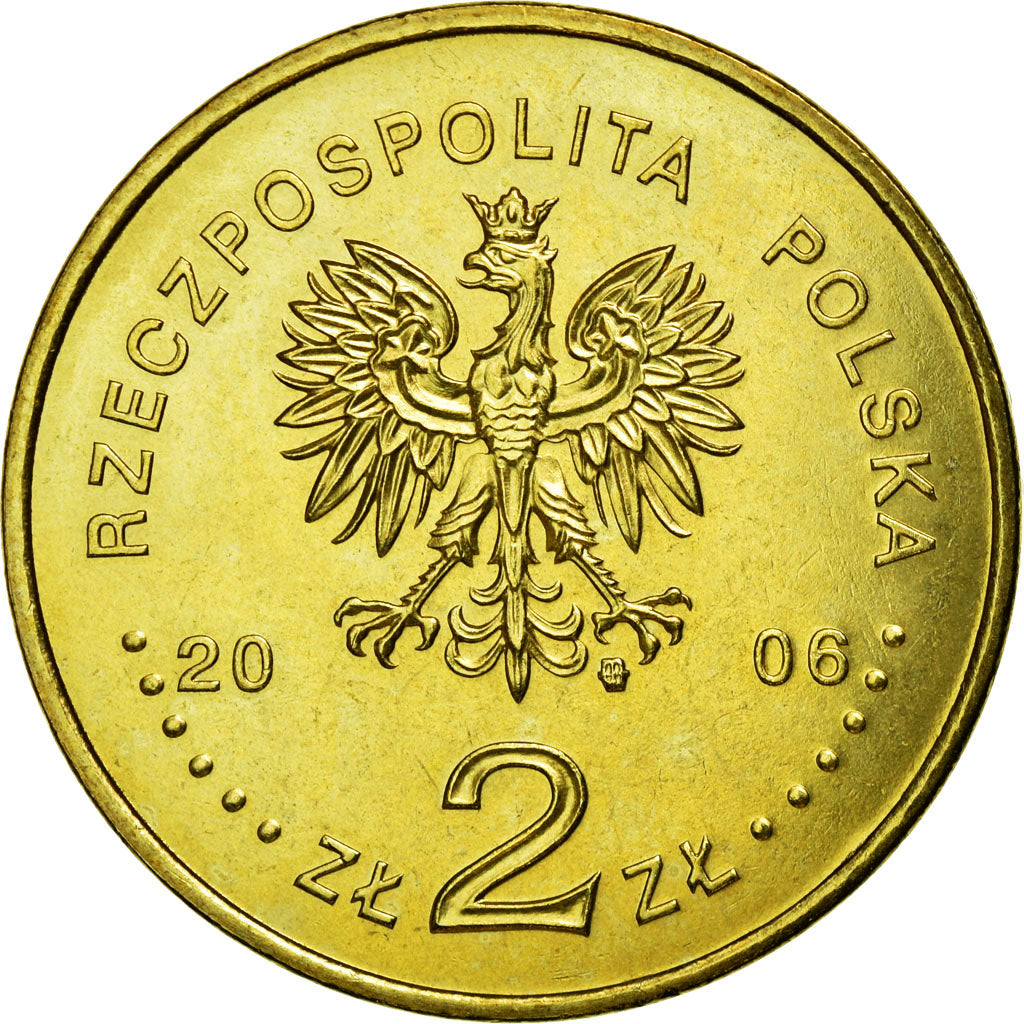 Moneda, Polonia, 100th Anniversary - Warsaw School of Economics, 2 Zlote, 2006
