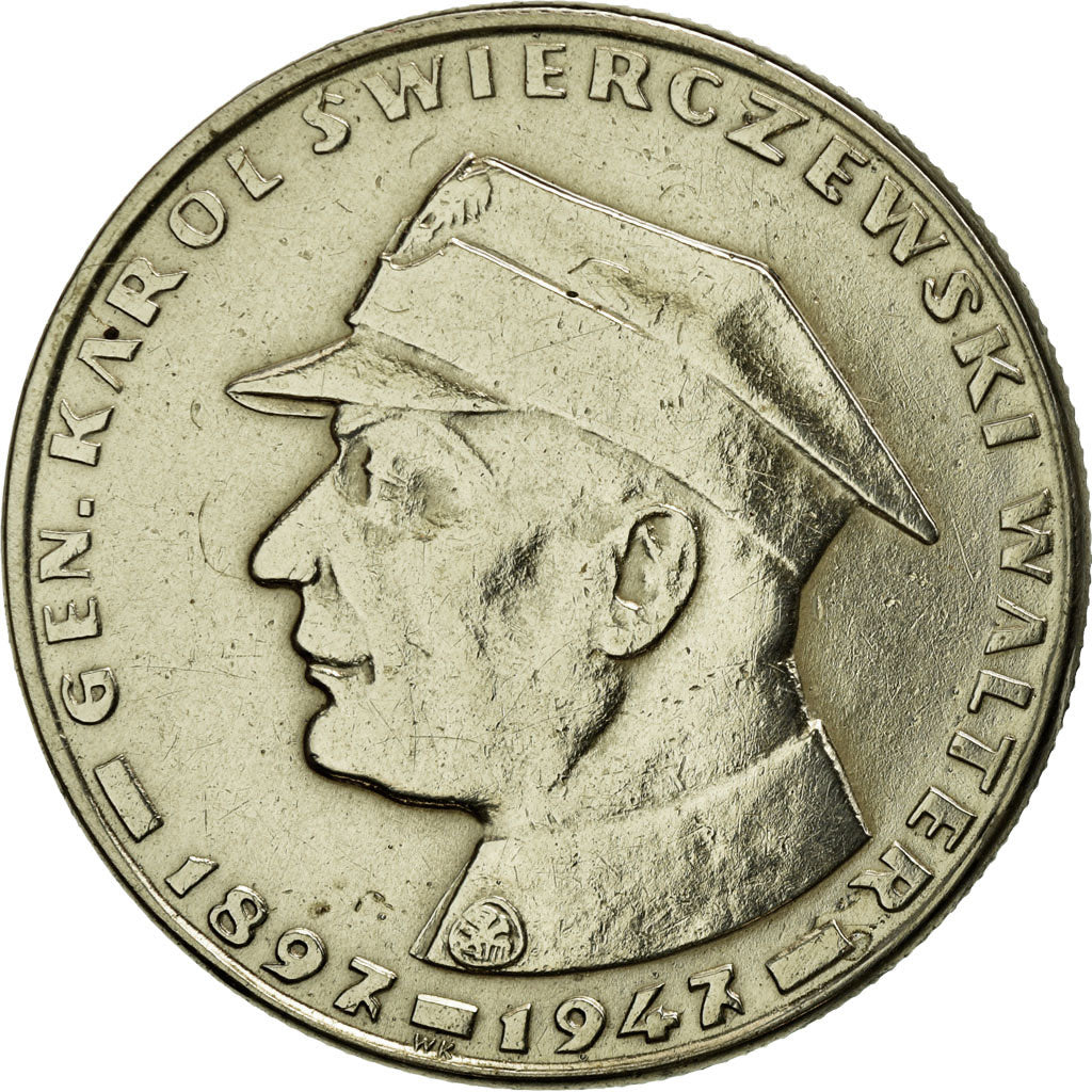 Coin, Poland, 20th Anniversary - Death of General Swierczewski, 10 Zlotych