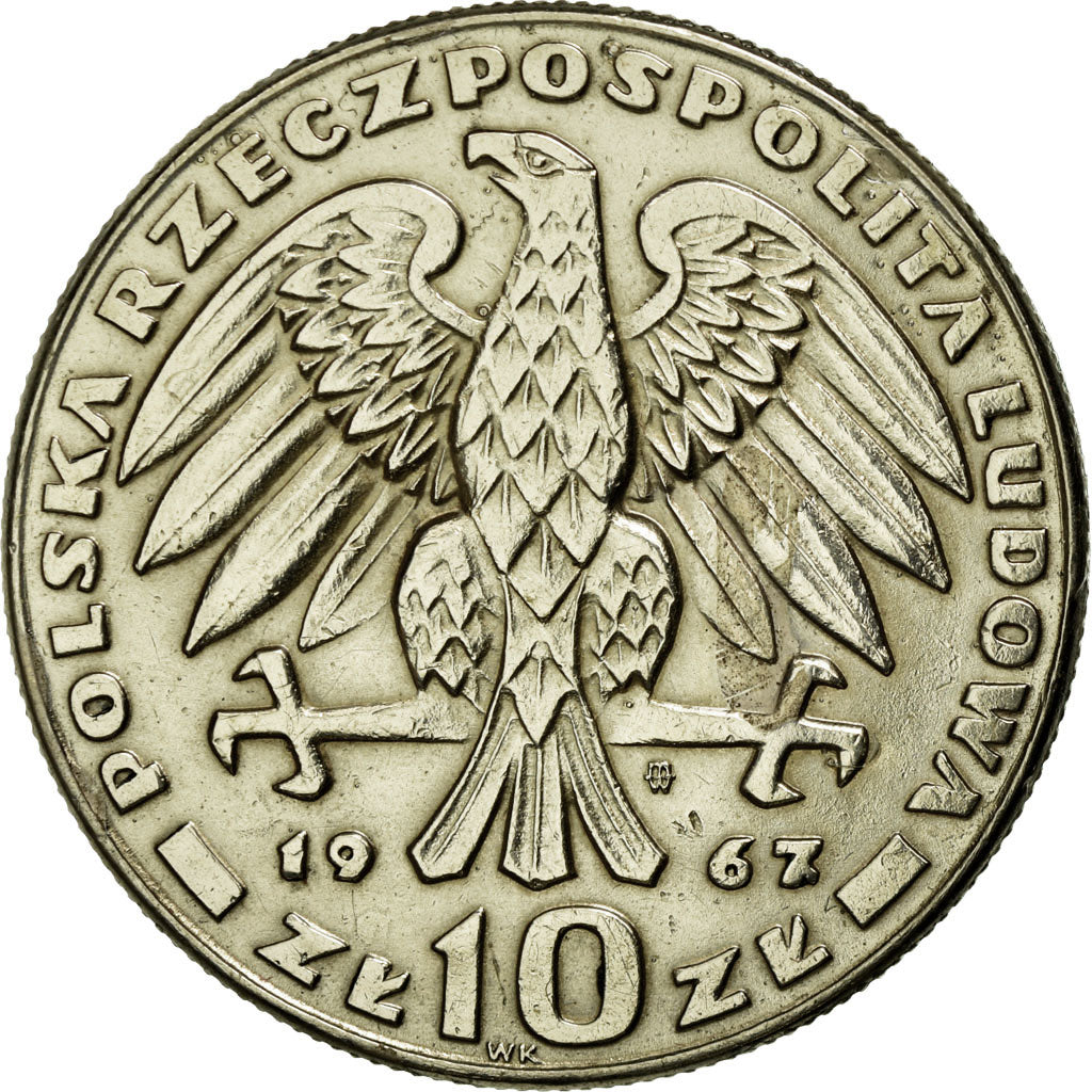 Coin, Poland, 20th Anniversary - Death of General Swierczewski, 10 Zlotych