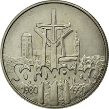 Coin, Poland, 10th Anniversary of Solidarity, 10000 Zlotych, 1990, Warsaw