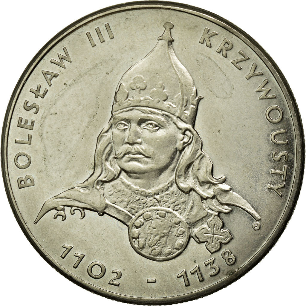 Moneda, Polonia, King Boleslaw III Krzywousty, 50 Zlotych, 1982, Warsaw, MBC+