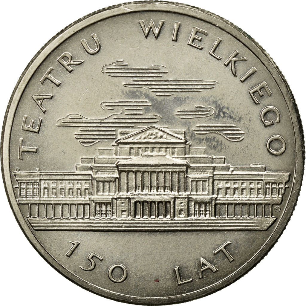 Moneta, Polska, 150th Anniversary of Great Theater, 50 Zlotych, 1983, Warsaw