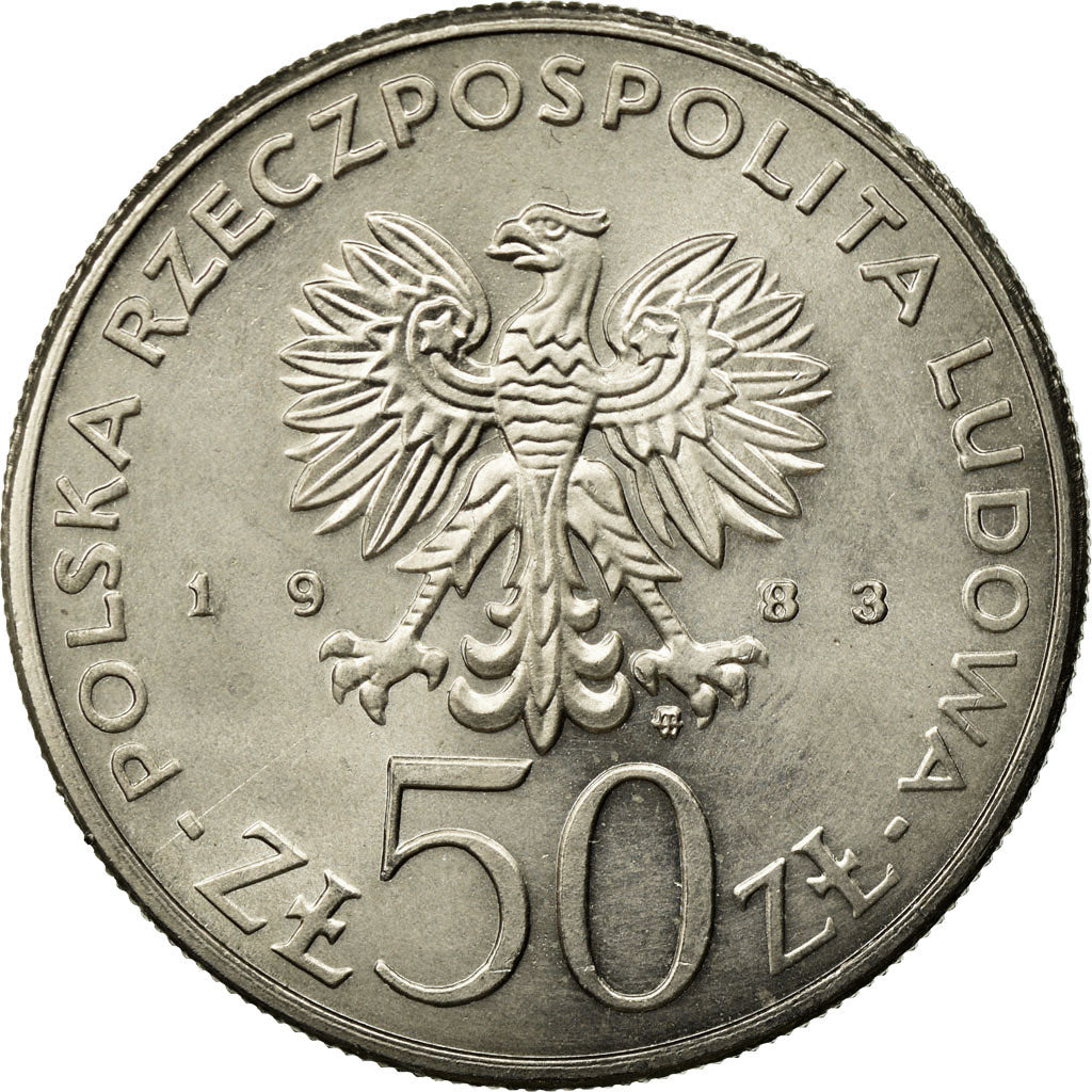 Moneta, Polska, 150th Anniversary of Great Theater, 50 Zlotych, 1983, Warsaw
