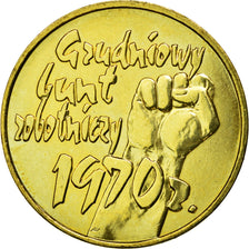 Moneta, Polonia, Workers revolt in December 1970, 2 Zlote, 2000, Warsaw, BB