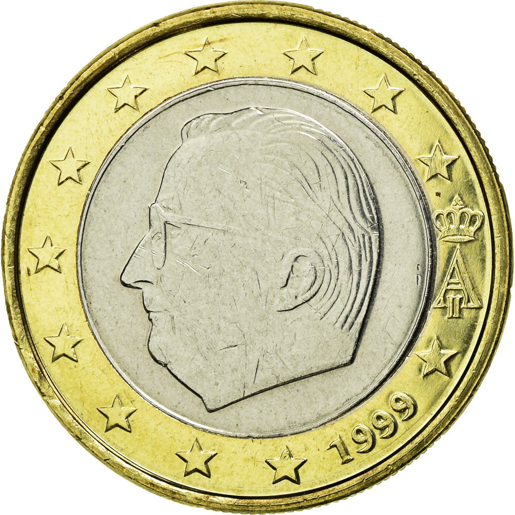 Belgien, Euro, 1999, UNZ, Bi-Metallic, KM:230