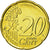 Belgique, 20 Euro Cent, 2000, SPL, Laiton, KM:228