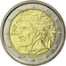Italy, 2 Euro, 2002, AU(50-53), Bi-Metallic, KM:217