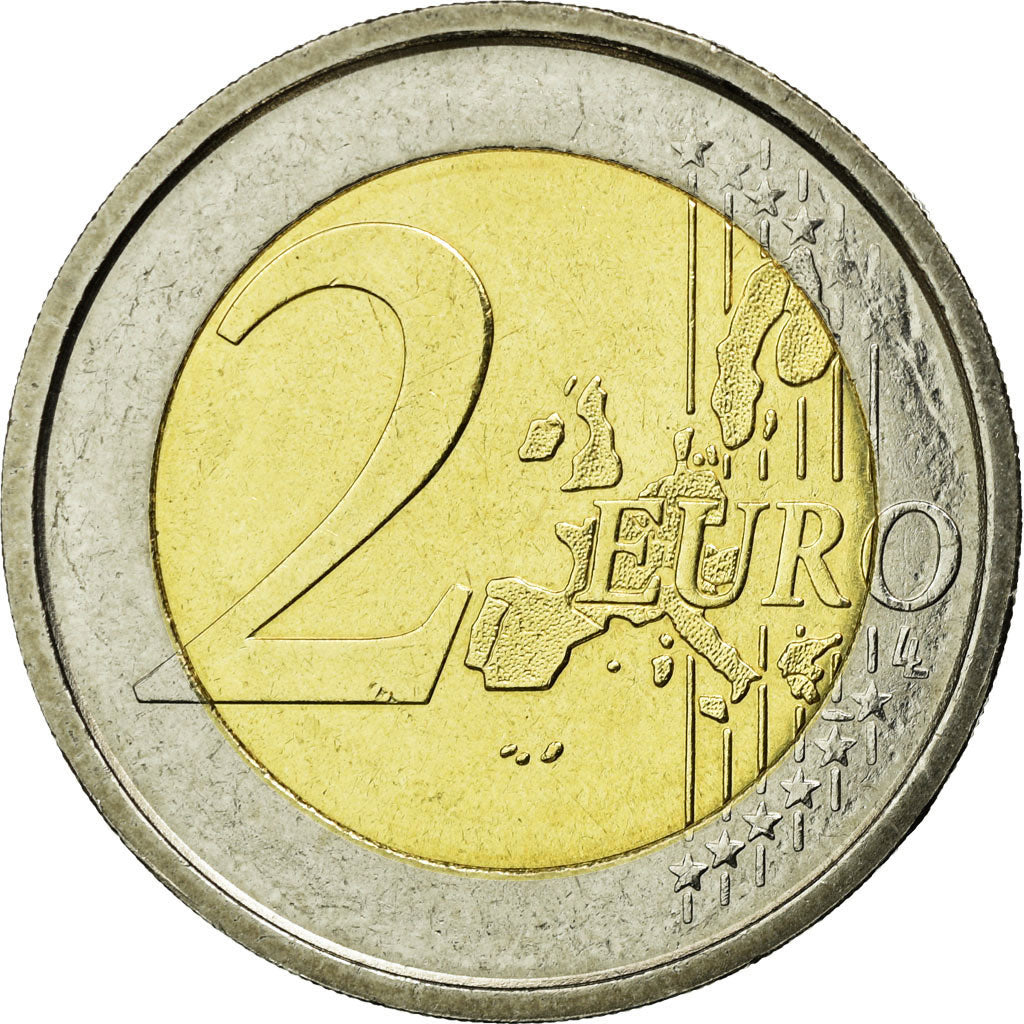 Italy, 2 Euro, 2002, AU(50-53), Bi-Metallic, KM:217