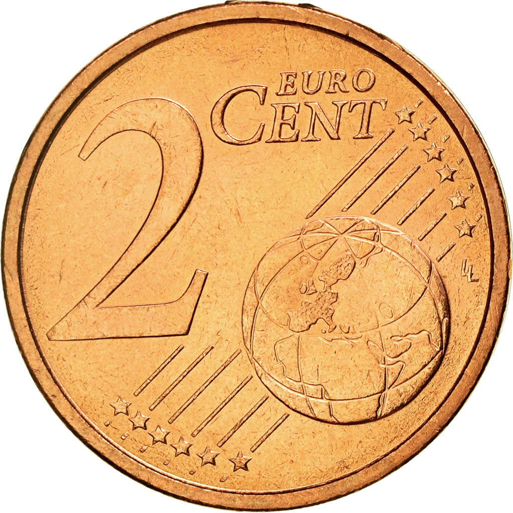 Italy, 2 Euro Cent, 2002, EF(40-45), Copper Plated Steel, KM:211