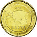 Estonia, 20 Euro Cent, 2011, VZ, Messing, KM:65