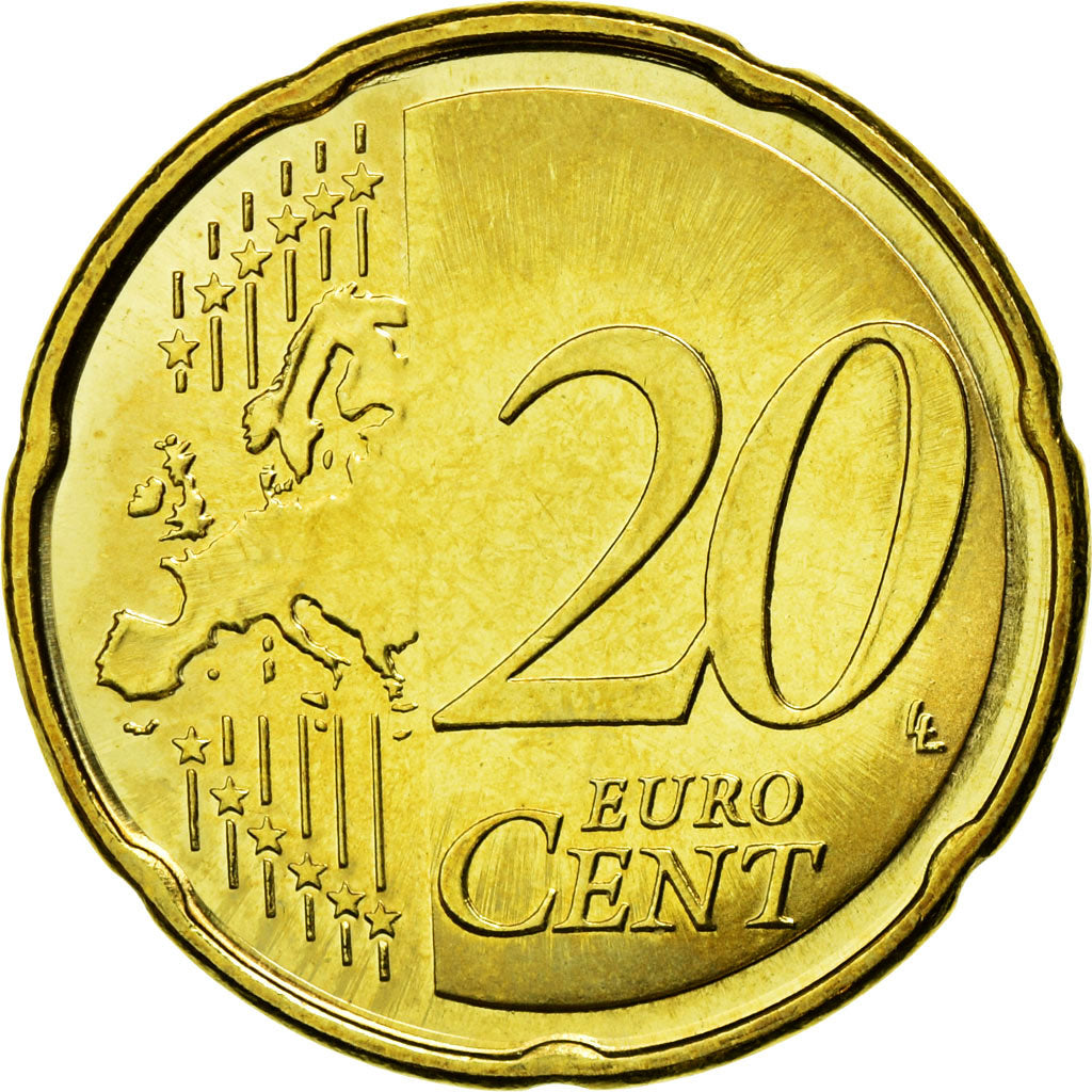 Estonia, 20 Euro Cent, 2011, EBC, Latón, KM:65