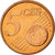 Estónia, 5 Euro Cent, 2011, AU(55-58), Aço Cromado a Cobre, KM:63