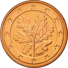 GERMANIA - REPUBBLICA FEDERALE, 5 Euro Cent, 2002, SPL, Acciaio placcato rame