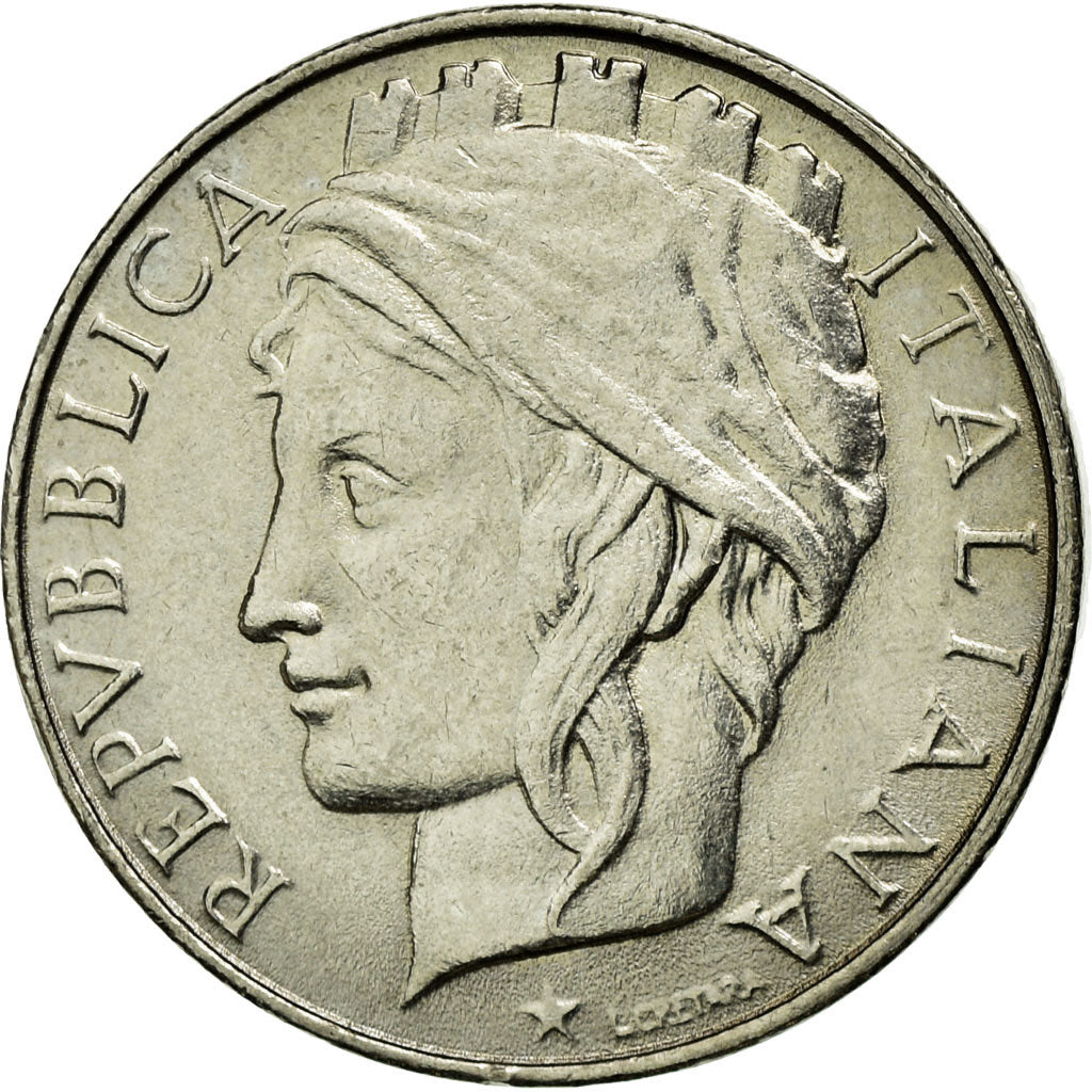 Coin, Italy, 50 Lire, 1996, Rome, EF(40-45), Copper-nickel, KM:183