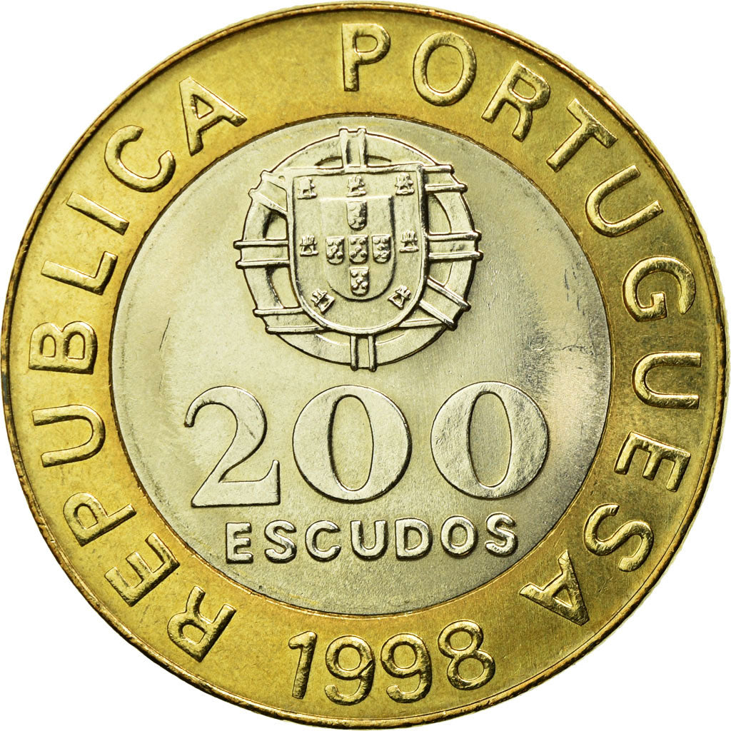 Monnaie, Portugal, GARCIA DE ORTA, 200 Escudos, 1998, SUP, Bi-Metallic, KM:655