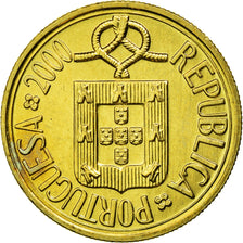 Coin, Portugal, 5 Escudos, 2000, EF(40-45), Nickel-brass, KM:632