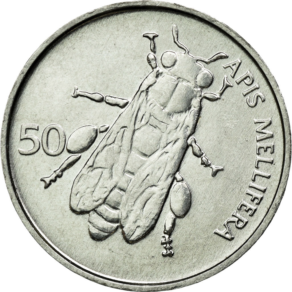 Monnaie, Slovénie, 50 Stotinov, 1996, SPL, Aluminium, KM:3