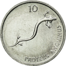 Moeda, Eslovénia, 10 Stotinov, 1992, AU(55-58), Alumínio, KM:7