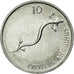 Moeda, Eslovénia, 10 Stotinov, 1992, AU(55-58), Alumínio, KM:7