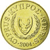 Munten, Cyprus, 20 Cents, 2004, UNC-, Nickel-brass, KM:62.2