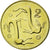 Moeda, Chipre, 2 Cents, 2004, MS(63), Níquel-Latão, KM:54.3