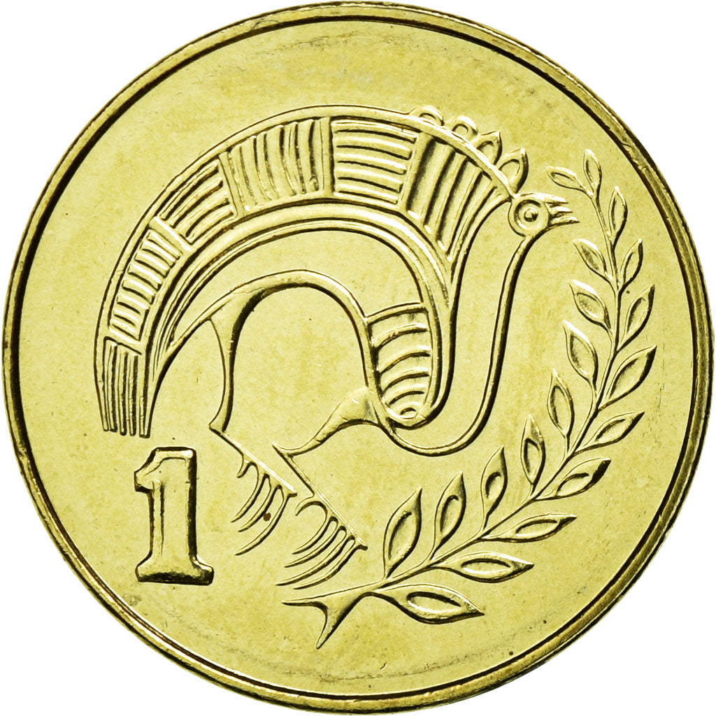 Moneta, Cypr, Cent, 2004, MS(63), Mosiądz niklowy, KM:53.3