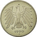 Coin, GERMANY - FEDERAL REPUBLIC, 5 Mark, 1990, Hambourg, EF(40-45)
