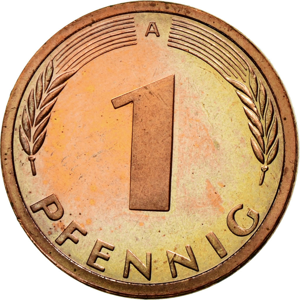 Moneta, GERMANIA - REPUBBLICA FEDERALE, Pfennig, 1996, Berlin, SPL-, Acciaio