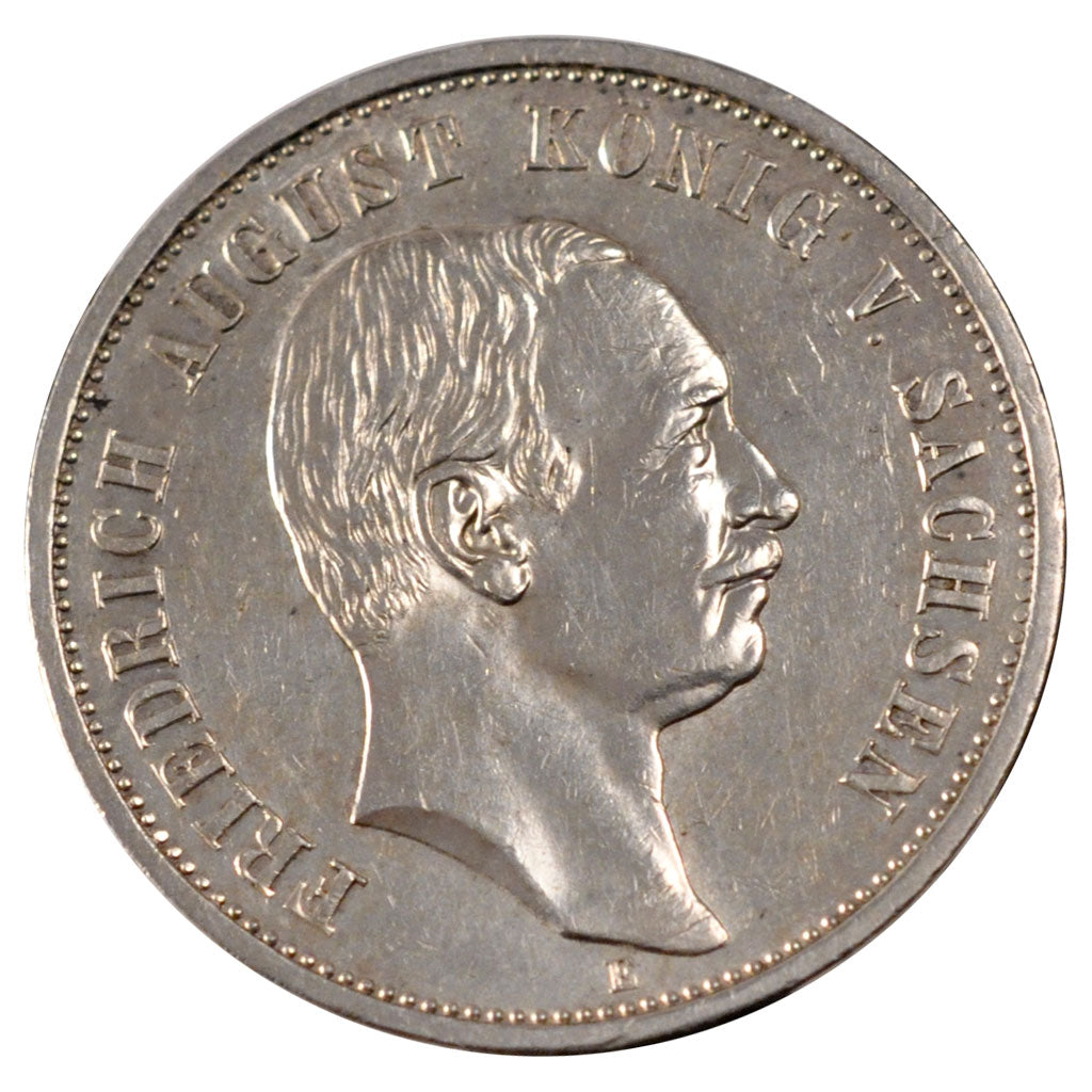 Allemagne, Saxe, Friedrich August III, 3 Mark