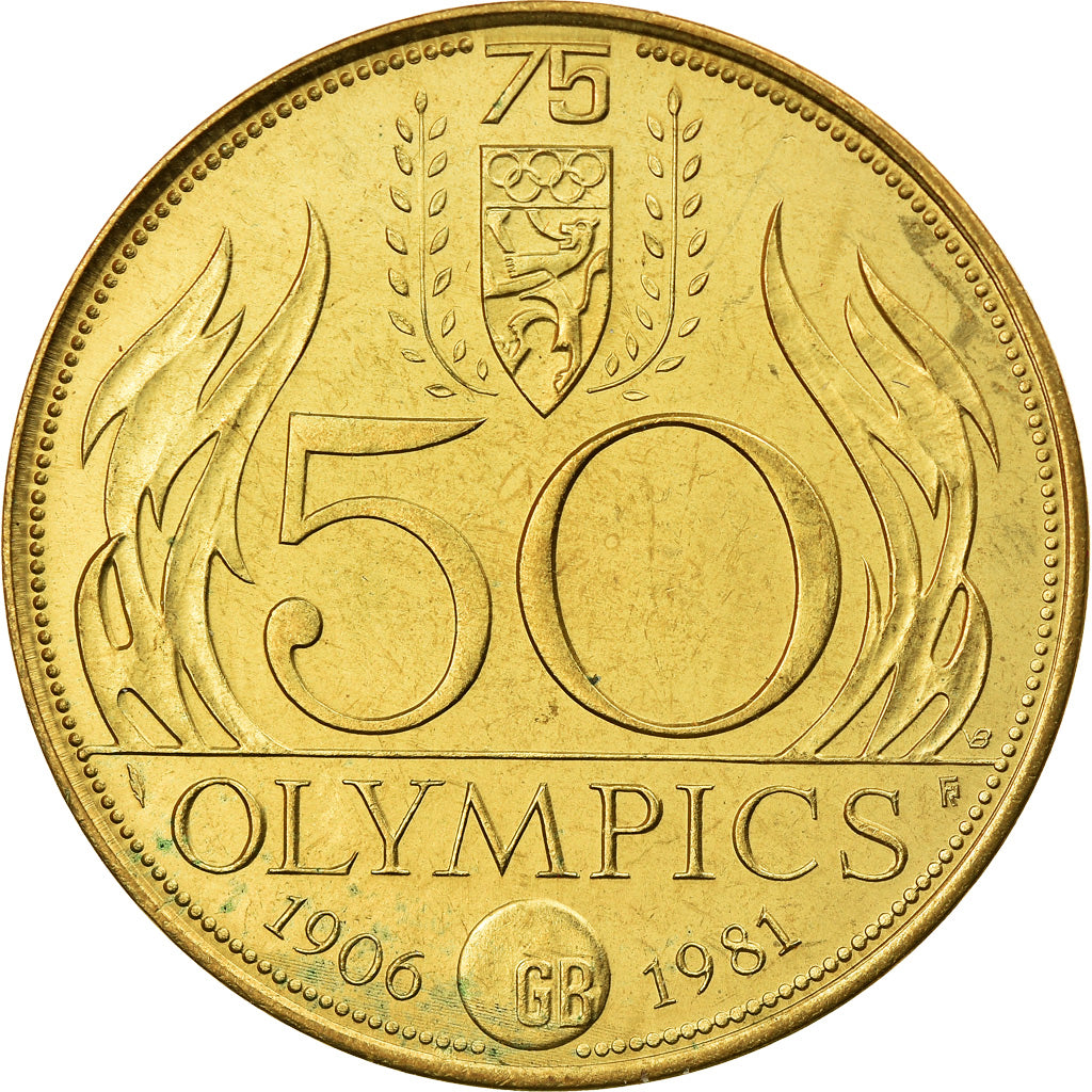 France, Médaille, 50 Olympics, Sprint, Sports & leisure, 1981, TTB+