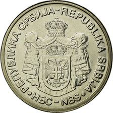 Coin, Serbia, 20 Dinara, 2006, MS(63), Copper-Nickel-Zinc, KM:42
