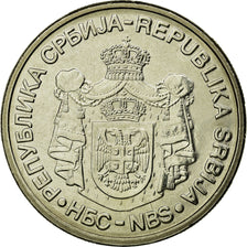 Coin, Serbia, 20 Dinara, 2006, MS(63), Copper-Nickel-Zinc, KM:42