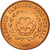 Coin, Tonga, King Taufa'ahau Tupou IV, 2 Seniti, 2002, MS(63), Copper Plated