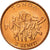 Monnaie, Tonga, King Taufa'ahau Tupou IV, 2 Seniti, 2002, SPL, Copper Plated