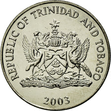 Coin, TRINIDAD & TOBAGO, 50 Cents, 2003, Franklin Mint, MS(63), Copper-nickel
