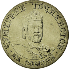 Coin, Tajikistan, Somoni, 2001, St. Petersburg, EF(40-45), Copper-Nickel-Zinc