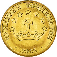 Coin, Tajikistan, 50 Drams, 2006, St. Petersburg, AU(55-58), Brass, KM:6.2