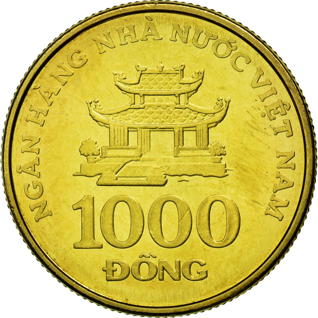 Monnaie, Viet Nam, SOCIALIST REPUBLIC, 1000 Dông, 2003, Vantaa, SPL, Brass