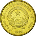 Münze, Vietnam, SOCIALIST REPUBLIC, 1000 Dông, 2003, Vantaa, UNZ, Brass plated