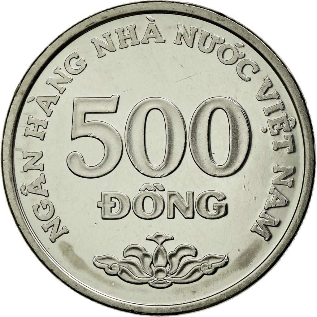Coin, Vietnam, SOCIALIST REPUBLIC, 500 Dông, 2003, Vantaa, MS(63), Nickel Clad