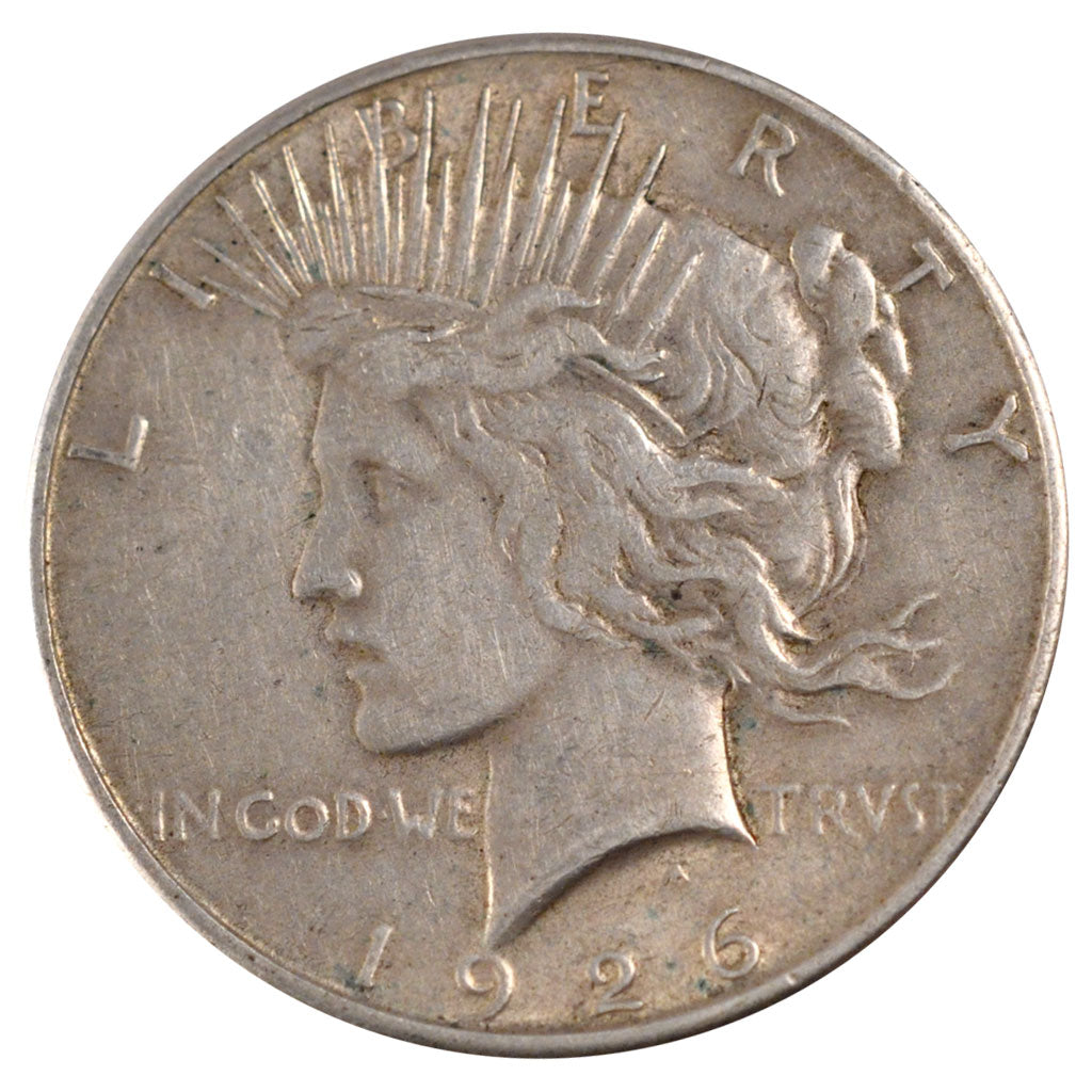 UNITED STATES, Peace Dollar, Dollar, 1926, U.S. Mint, KM #150, EF(40-45),...