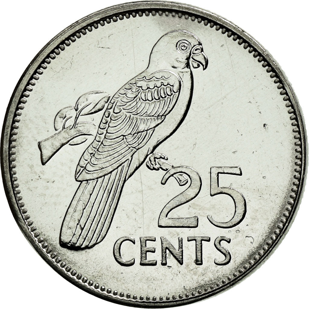 Moneta, Seychelles, 25 Cents, 2007, Pobjoy Mint, SPL, Acciaio ricoperto in