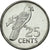 Moneta, Seychelles, 25 Cents, 2007, Pobjoy Mint, SPL, Acciaio ricoperto in